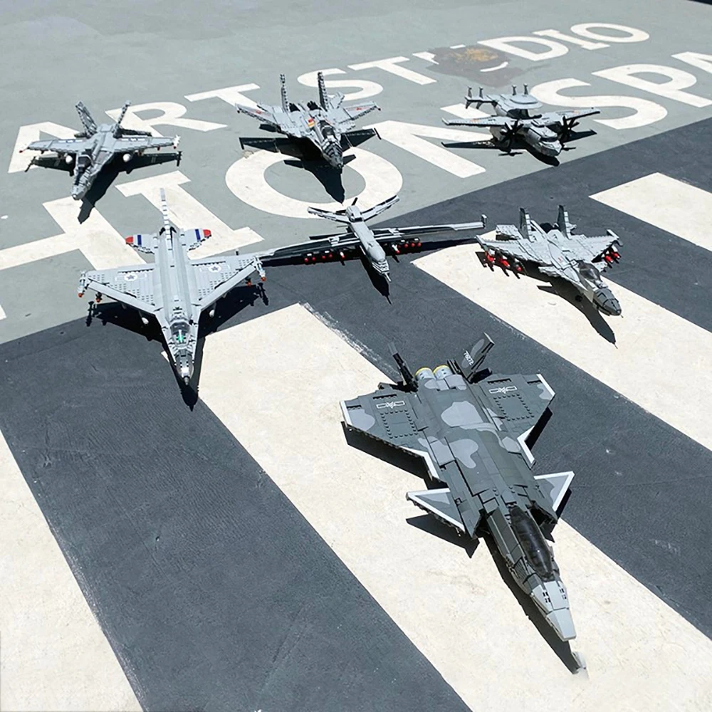 Военный самолет MOC War, модель F22 Fighter, модель F35 J-20, самолет AC130, строительные блоки, кирпичи, игрушки для детей, подарки
Военный самолет MOC War, модель F22 Fighter, модель F35 J-20, самолет AC130, строительные блоки, кирпичи, игрушки для детей, подарки