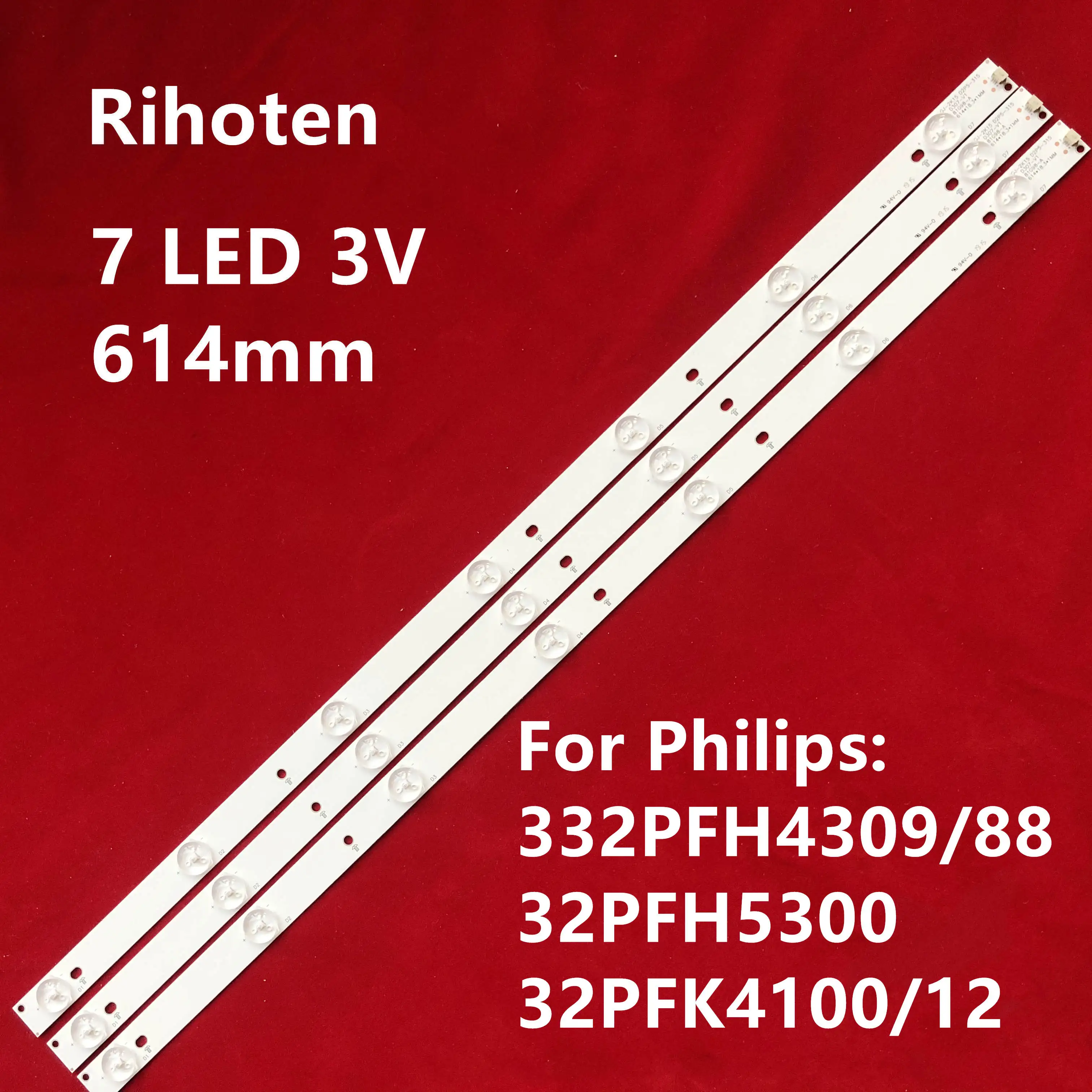 Для Ph ilips 332PFH4309/88 32PFH5300 32PFK4100/12 светодиодная полоса для подсветки линейка детской
