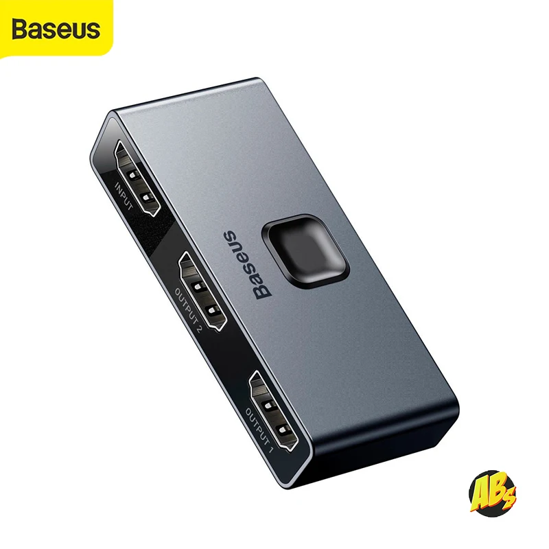 Переходник на 3 HDMI Splitter CAHUB-BCOG Baseus адаптер для телевизора приставки монитора hdmi