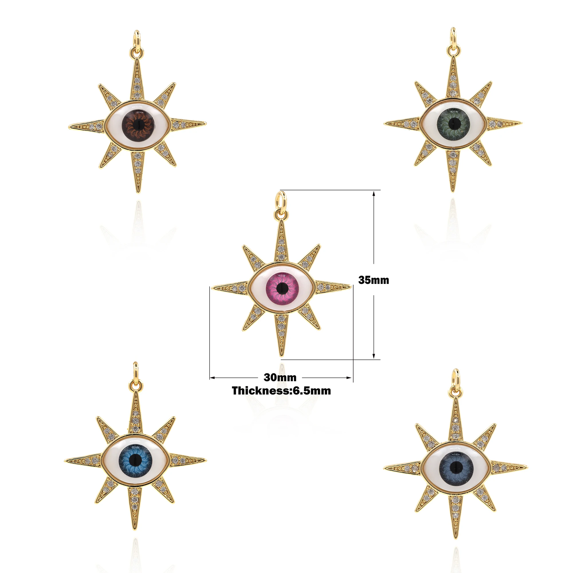 Polaris Evil Eye Pendant For Women Jewelry Big Turkey Eye Chain Necklace Necklace Cubic Zirconia Celestial Charm
Polaris Evil Eye Pendant For Women Jewelry Big Turkey Eye Chain Necklace Necklace Cubic Zirconia Celestial Charm
