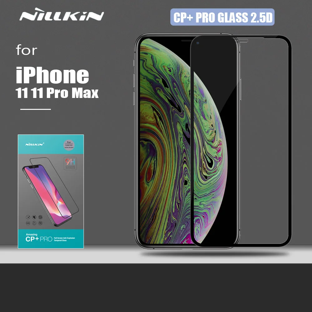 Защитное стекло Nillkin для iPhone 11 Pro Max CP + PRO 2.5D закаленное с полным покрытием Защита