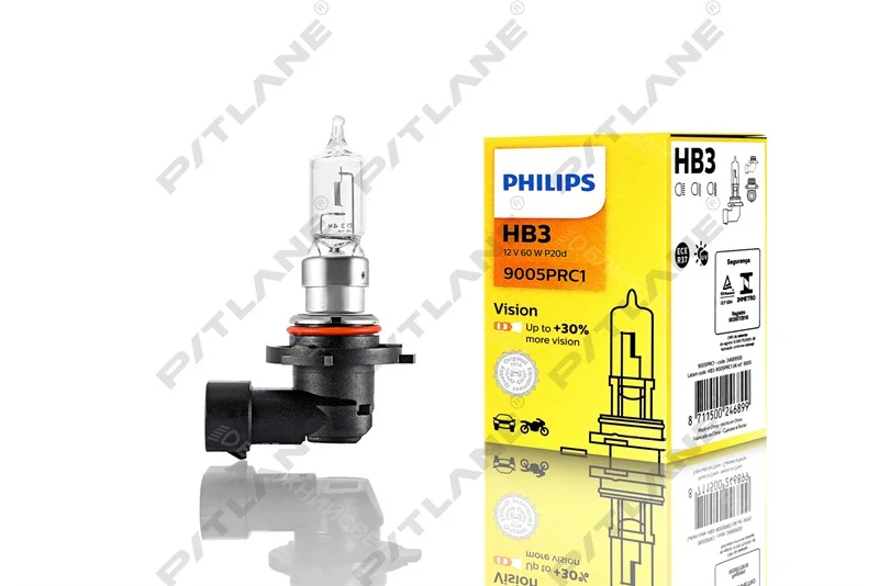Лампа HB3/9005 12V 65W Р20d +30% Philips автомобильная лампочки на авто (9005PRB1) - купить по