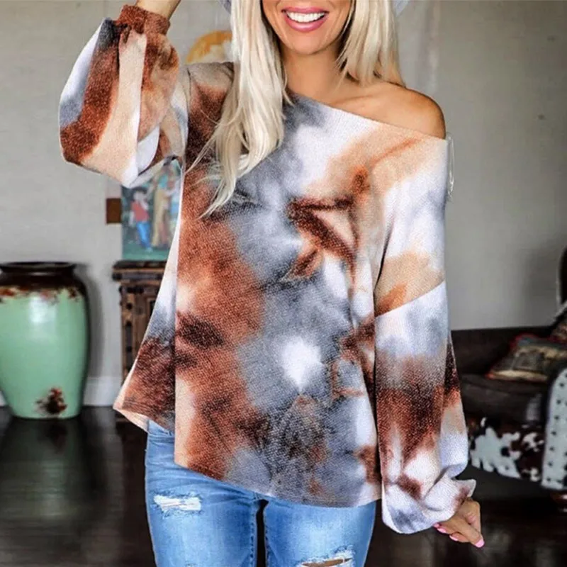 Ladies Autumn Women's Tops Feature Drop Shoulders Print Back Cross Long Sleeve Top T-shirt
Ladies Autumn Women's Tops Feature Drop Shoulders Print Back Cross Long Sleeve Top T-shirt