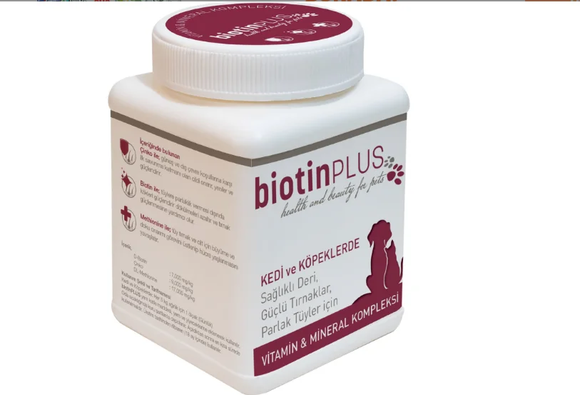 Питательная добавка Biotin Plus для кошек и собак, 50 гр, для здоровой кожи и сияющих перьев
Питательная добавка Biotin Plus для кошек и собак, 50 гр, для здоровой кожи и сияющих перьев