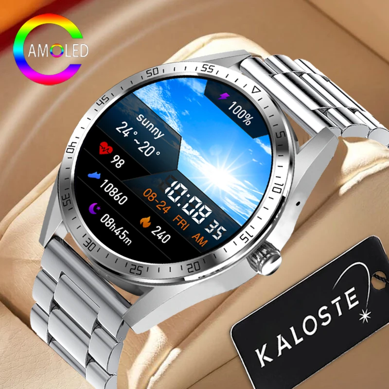 Новинка , Смарт-часы 454*454 с AMOLED-экраном, всегда отображают время, звонки по Bluetooth, местная музыка, погодные Смарт-часы для мужчин на Android Спорти...
Новинка , Смарт-часы 454*454 с AMOLED-экраном, всегда отображают время, звонки по Bluetooth, местная музыка, погодные Смарт-часы для мужчин на Android Спорти...