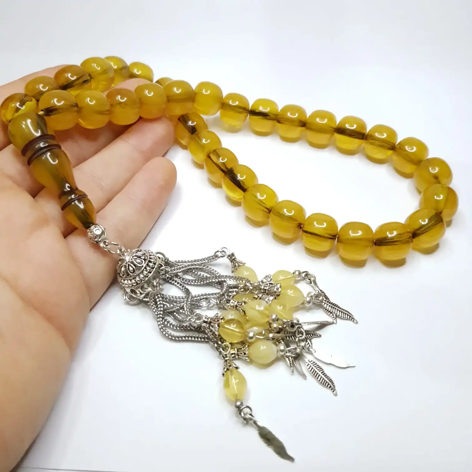 Tasbih Rosary Bead Ring Squeezing Amber Does Not Tarnish Prayer Islamic Wedding Henna Hand Gift
Tasbih Rosary Bead Ring Squeezing Amber Does Not Tarnish Prayer Islamic Wedding Henna Hand Gift