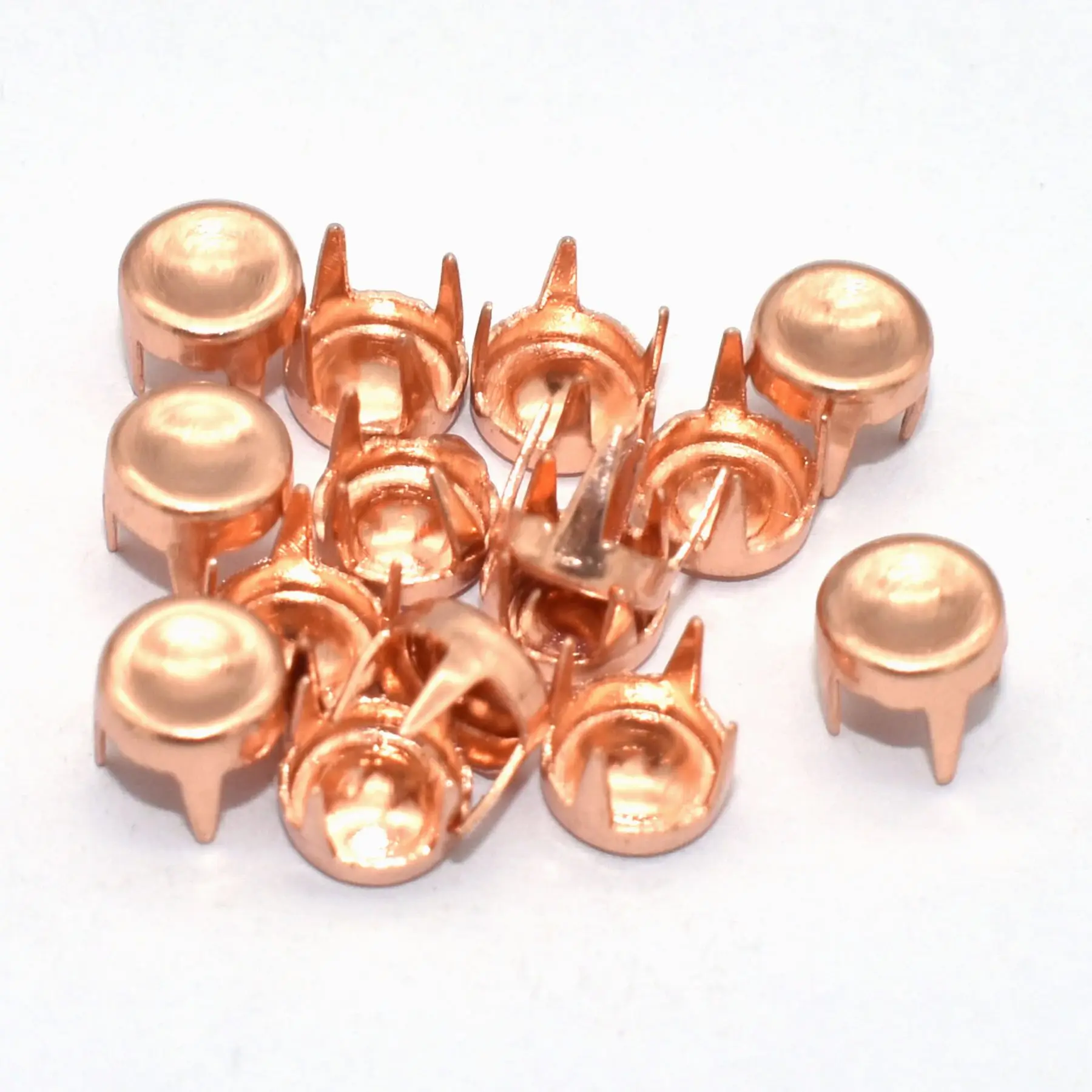 Rose Gold Studs Round Claw Studs Rivet 5mm Spike Nailhead Iron Studs Making Hardware Purse Craft Bag Leather DIY Accessories
Rose Gold Studs Round Claw Studs Rivet 5mm Spike Nailhead Iron Studs Making Hardware Purse Craft Bag Leather DIY Accessories