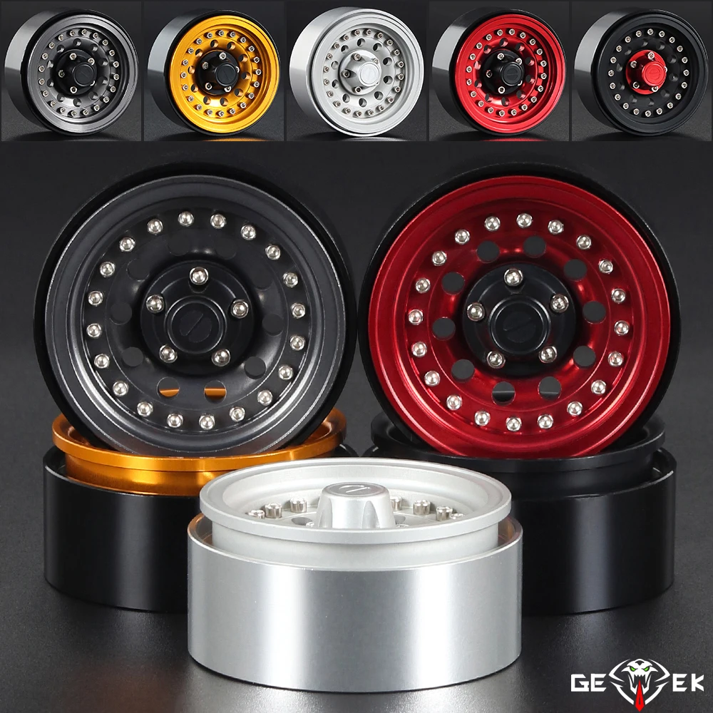 RC Car 1.9" Beadlock Wheels Rim CNC Aluminum Anodized for 1/10 RC Crawler TRX4 TRX6 Axial SCX10 Capra RGT 86100 Redcat
RC Car 1.9" Beadlock Wheels Rim CNC Aluminum Anodized for 1/10 RC Crawler TRX4 TRX6 Axial SCX10 Capra RGT 86100 Redcat