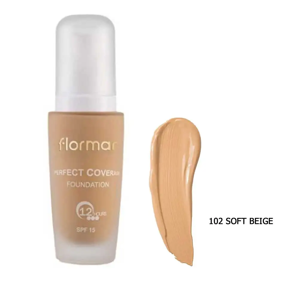 

Flormar PERFECT COVERAGE FOUNDATION best foundation tinted moisturizer make up cover FOUNDATION best full coverage