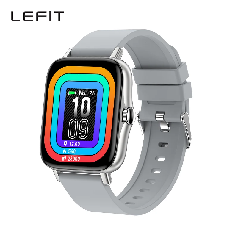 Смарт-часы LEFIT кровяное давление умные часы для мужчин Bluetooth звонки фитнес-трекер