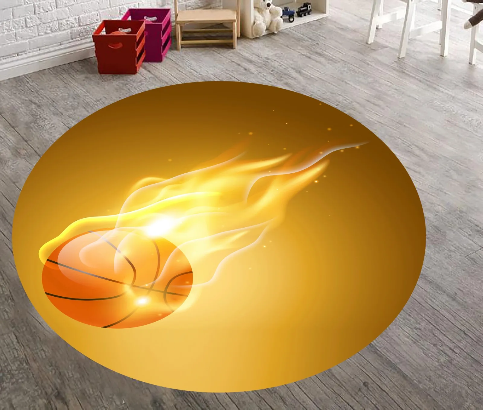 Basketball World Patterned Round Carpet, Non Slip Floor Carpet, Area Rug,Game Carpet
Basketball World Patterned Round Carpet, Non Slip Floor Carpet, Area Rug,Game Carpet
