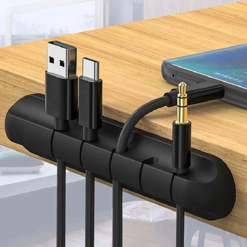 Unique Cable Organizer Silicone USB Cable Winder Desktop Tidy Management Clips Cable Holder for Mouse Headphone Wire Organizer
Unique Cable Organizer Silicone USB Cable Winder Desktop Tidy Management Clips Cable Holder for Mouse Headphone Wire Organizer