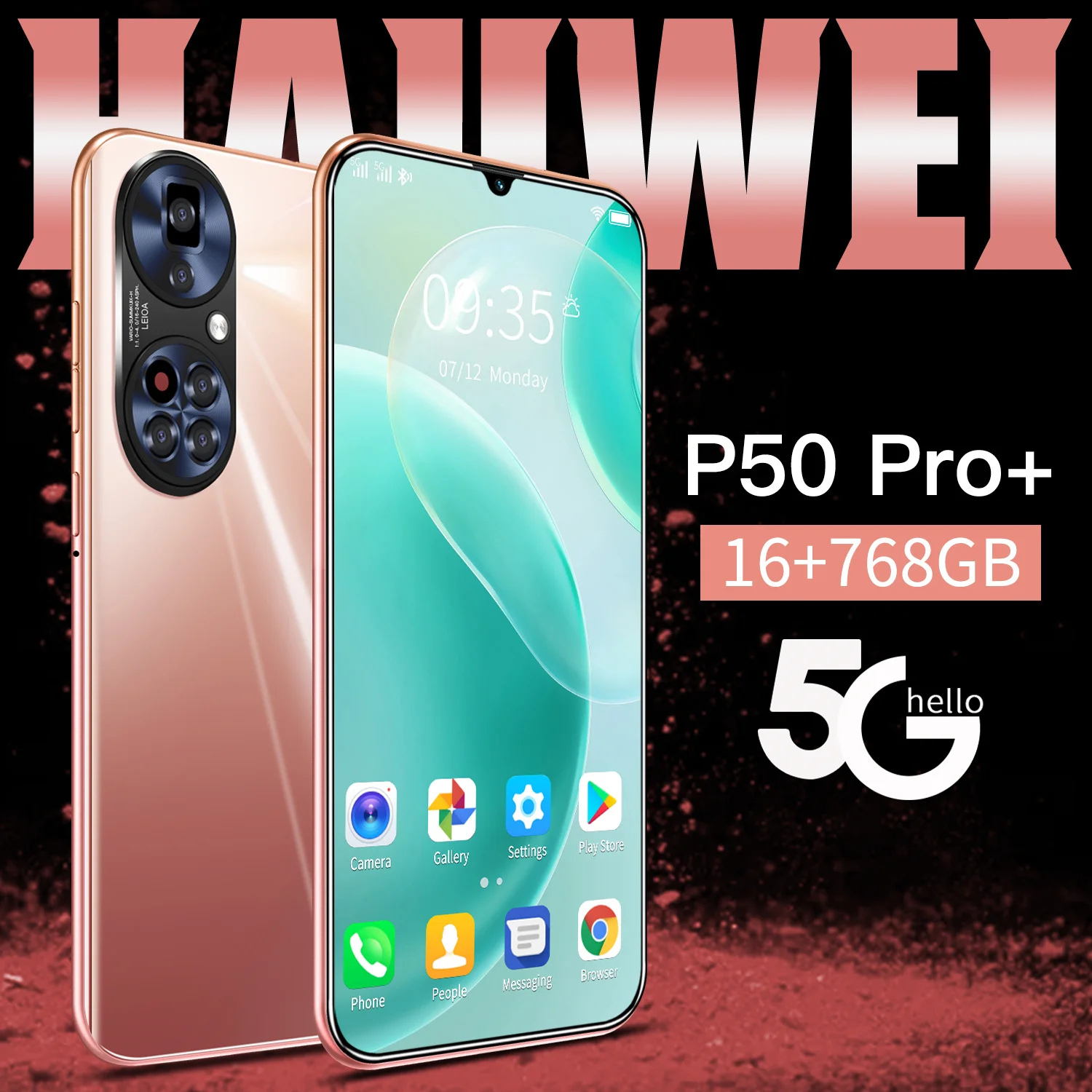 New Global Version Cell Mobile Phones p50 pro 16G+768GB Daul Sim 5G Celulares Cameras Telefon 6800mAh Battery Smart phone
New Global Version Cell Mobile Phones p50 pro 16G+768GB Daul Sim 5G Celulares Cameras Telefon 6800mAh Battery Smart phone