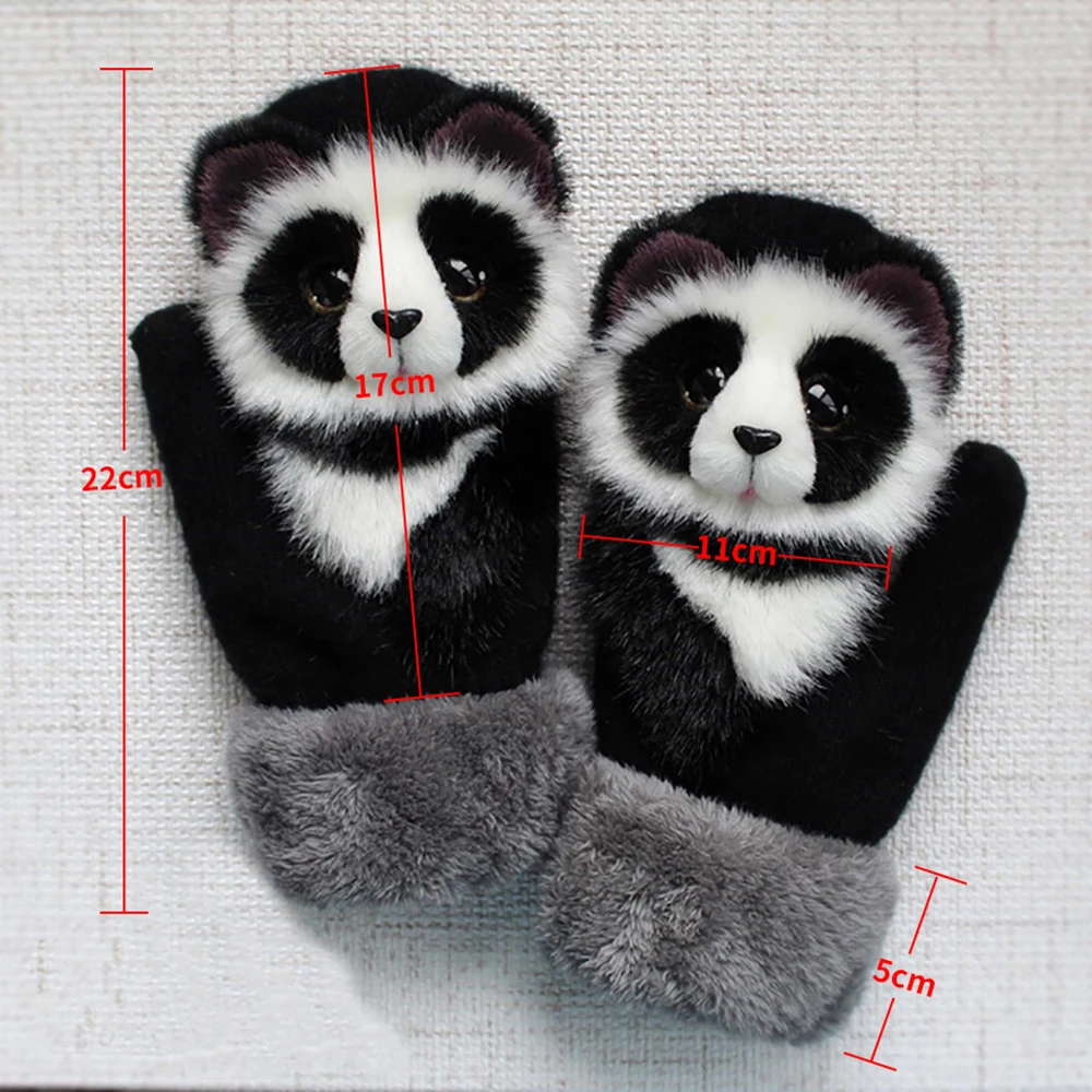 Women Men Winter Knitted Gloves Cute 3D Fluffy Cartoon Animal Decor Thickened Plush Lining Outdoor Windproof Thermal Warm Mitten
Women Men Winter Knitted Gloves Cute 3D Fluffy Cartoon Animal Decor Thickened Plush Lining Outdoor Windproof Thermal Warm Mitten