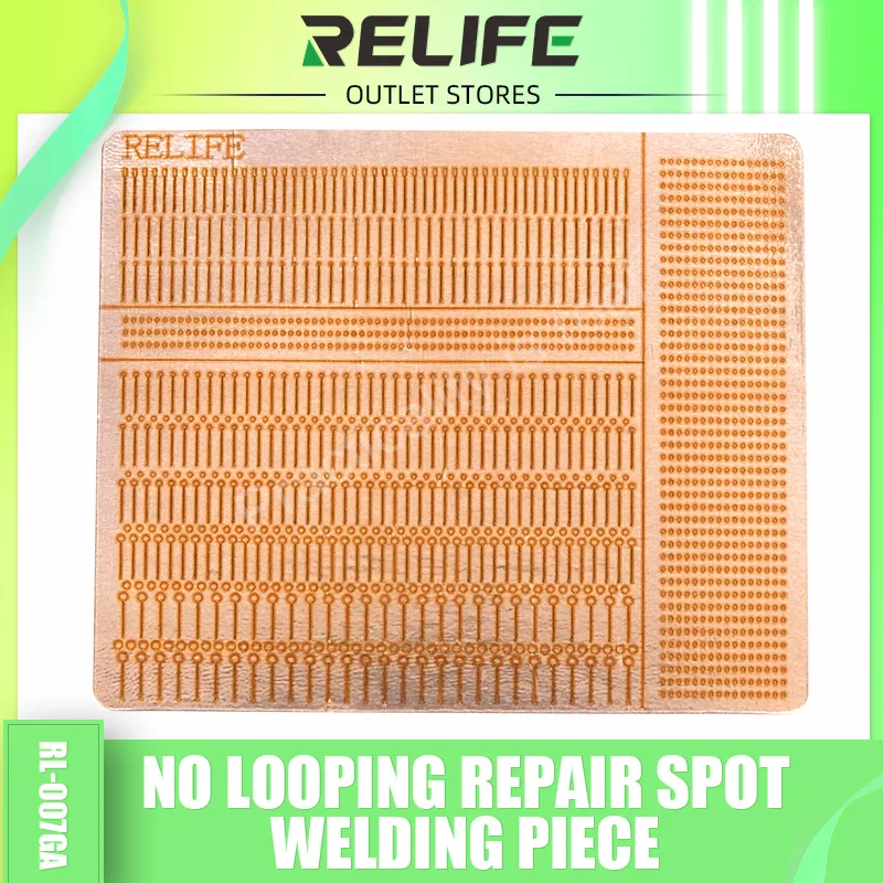 RELIFE RL-007GA Quickly Repair Solder Points No Looping Repair Spot Welding Piece Suitable for Phone Pads of Different Sizes
RELIFE RL-007GA Quickly Repair Solder Points No Looping Repair Spot Welding Piece Suitable for Phone Pads of Different Sizes