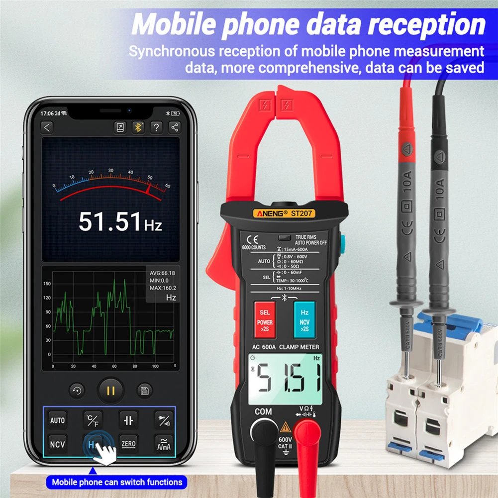 Мультиметр ANENG ST207 цифровой, с подсветкой, 6000 отсчетов, тестер напряжения постоянного/переменного тока, Гц
Мультиметр ANENG ST207 цифровой, с подсветкой, 6000 отсчетов, тестер напряжения постоянного/переменного тока, Гц