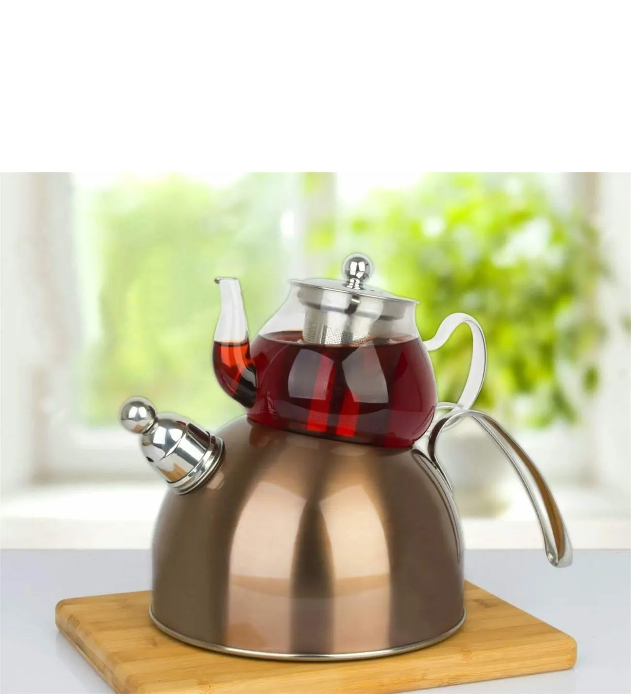 Stainless and glass teapot set stimulating audio kıcarma feature 2500ml top teapot 800 ml manual tea demle set kitchen baking tea
Stainless and glass teapot set stimulating audio kıcarma feature 2500ml top teapot 800 ml manual tea demle set kitchen baking tea