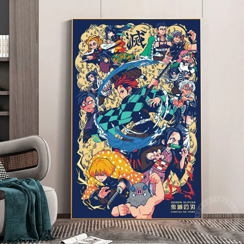 Demon Slayer Tanjiro Water Breathing Poster Canvas Painnting Print Home Decor Wall Art Picture For Live Room Kids Gift
Demon Slayer Tanjiro Water Breathing Poster Canvas Painnting Print Home Decor Wall Art Picture For Live Room Kids Gift