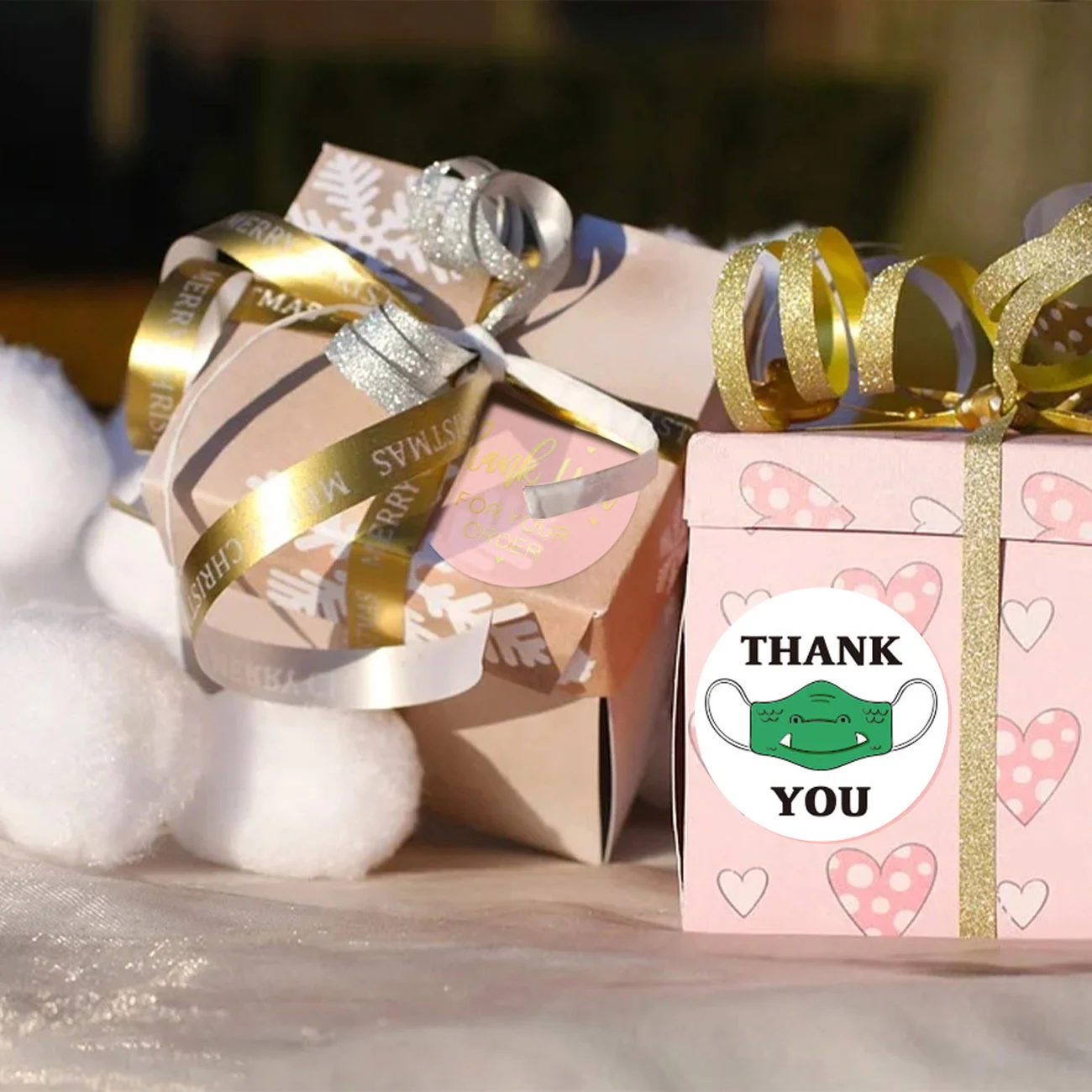 500 PCS/Roll 4 Types Cartoon Pattern Thank You Sticker for Seal Label Scrapbooking Christmas Sticke Decoration Sticker Stationer
500 PCS/Roll 4 Types Cartoon Pattern Thank You Sticker for Seal Label Scrapbooking Christmas Sticke Decoration Sticker Stationer