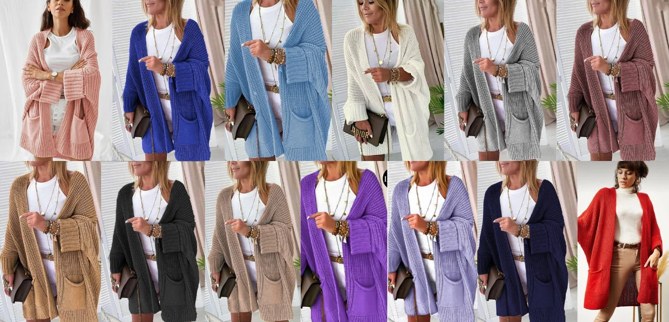 Women's Oversize Pocket Harajuku Style Street Style Knitwear Fabric New Fashion Easy Combine Winter Cardigan With 13 Color Opti
Women's Oversize Pocket Harajuku Style Street Style Knitwear Fabric New Fashion Easy Combine Winter Cardigan With 13 Color Opti