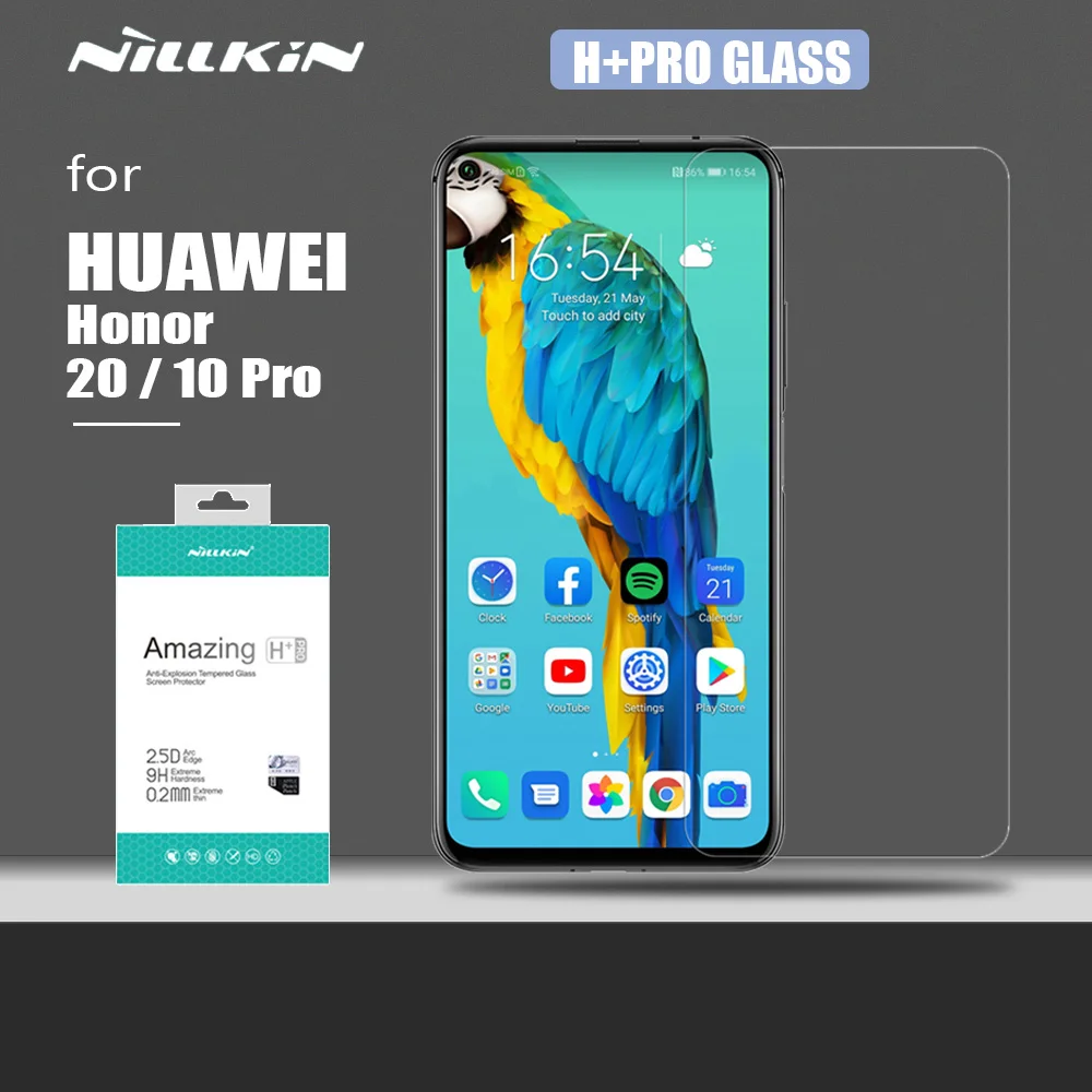 Защитное стекло Nillkin для Huawei Honor 20 Pro 10 закаленное 0 2 мм 10|Защитные стёкла и плёнки