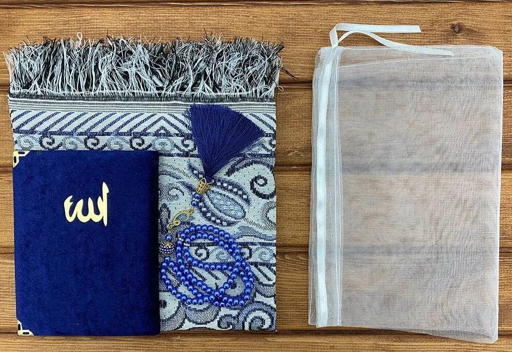 Blue Prayer rug set muslim prayer carpet portable simply islamic müslüman setleri Umre Hac travel mat Yasin Sharif rosary
Blue Prayer rug set muslim prayer carpet portable simply islamic müslüman setleri Umre Hac travel mat Yasin Sharif rosary