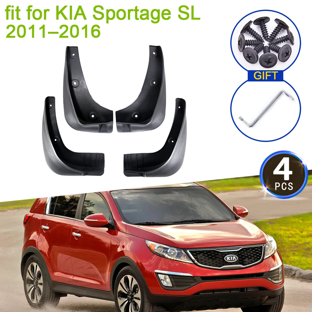 4x for KIA Sportage SL 2011 2012 2013 2014 2015 2016 Mud Flaps Mudguards Splash Guards Front Rear Wheel Fender Flare Accessories
4x for KIA Sportage SL 2011 2012 2013 2014 2015 2016 Mud Flaps Mudguards Splash Guards Front Rear Wheel Fender Flare Accessories