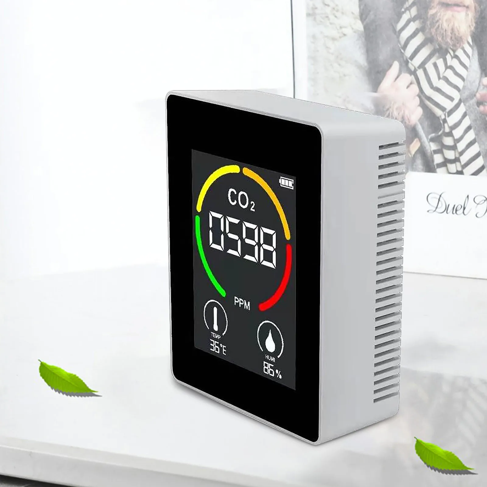 Carbon Dioxide Detector Gas Concentration Content Color Screen Intelligence CO2 Meter Detector Digital Air Quality Monitor
Carbon Dioxide Detector Gas Concentration Content Color Screen Intelligence CO2 Meter Detector Digital Air Quality Monitor