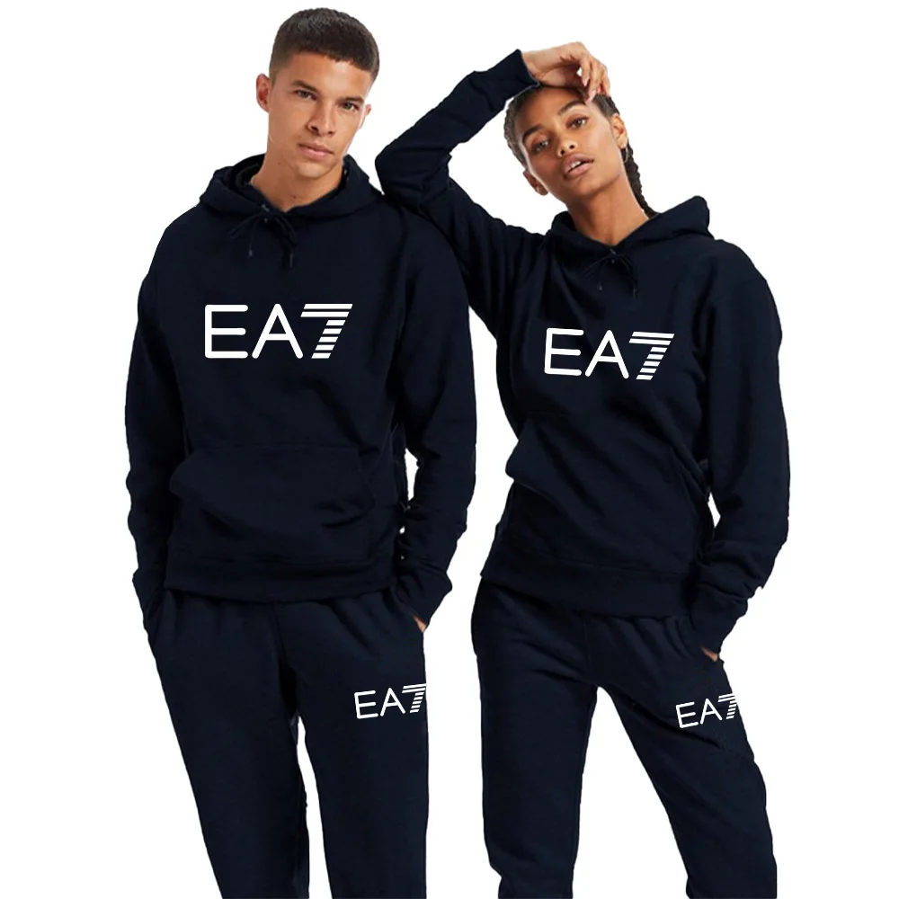 Спортивный костюм для пар, модная Толстовка с принтом для влюбленных и брюки, одежда из 2 предметов, мужские толстовки, женские толстовки 
Спортивный костюм для пар, модная Толстовка с принтом для влюбленных и брюки, одежда из 2 предметов, мужские толстовки, женские толстовки