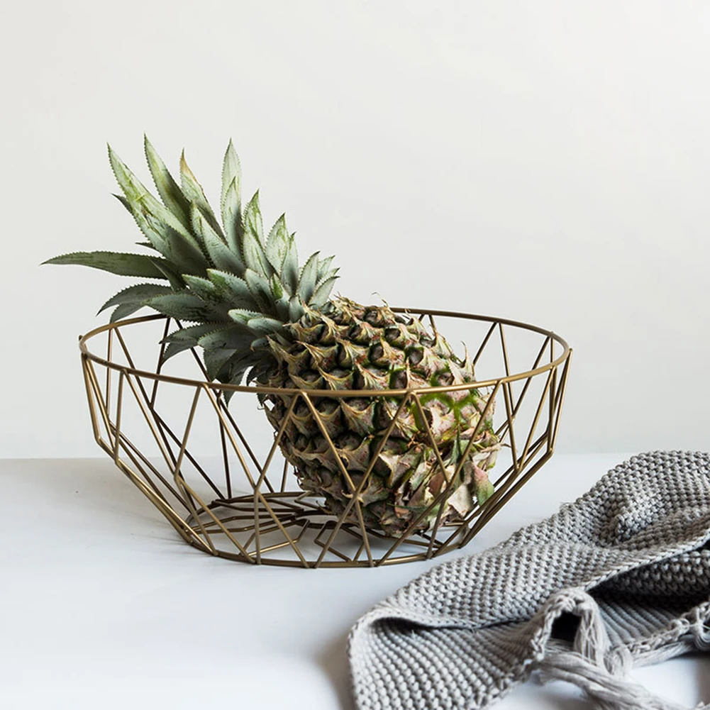 Fruit Basket Golden Hollow Nordic Style Living Room Dining Room Table Food Vegetables Snacks Candy Chocolate Storage Baskets
Fruit Basket Golden Hollow Nordic Style Living Room Dining Room Table Food Vegetables Snacks Candy Chocolate Storage Baskets
