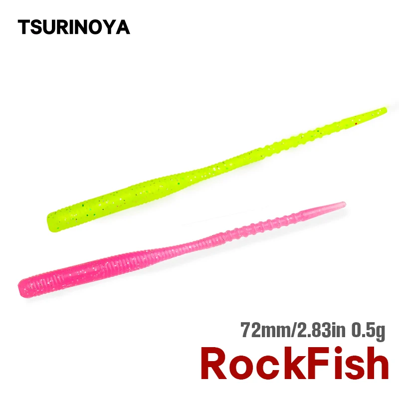 TSURINOYA Ajing Soft Fishing Lure 72mm 0.5g12PCS LURKER Artificial Rockfish Luminous UV Swimbaits Jig Lure Wobber Worm Bait
TSURINOYA Ajing Soft Fishing Lure 72mm 0.5g12PCS LURKER Artificial Rockfish Luminous UV Swimbaits Jig Lure Wobber Worm Bait