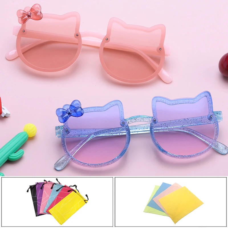 

Butterfly Children Sunglasses Cat Blue Pink Glasses Girls Cute Kids Eyeglasses Colored Lenses Boys Baby Shades Vogue Trends 2021
