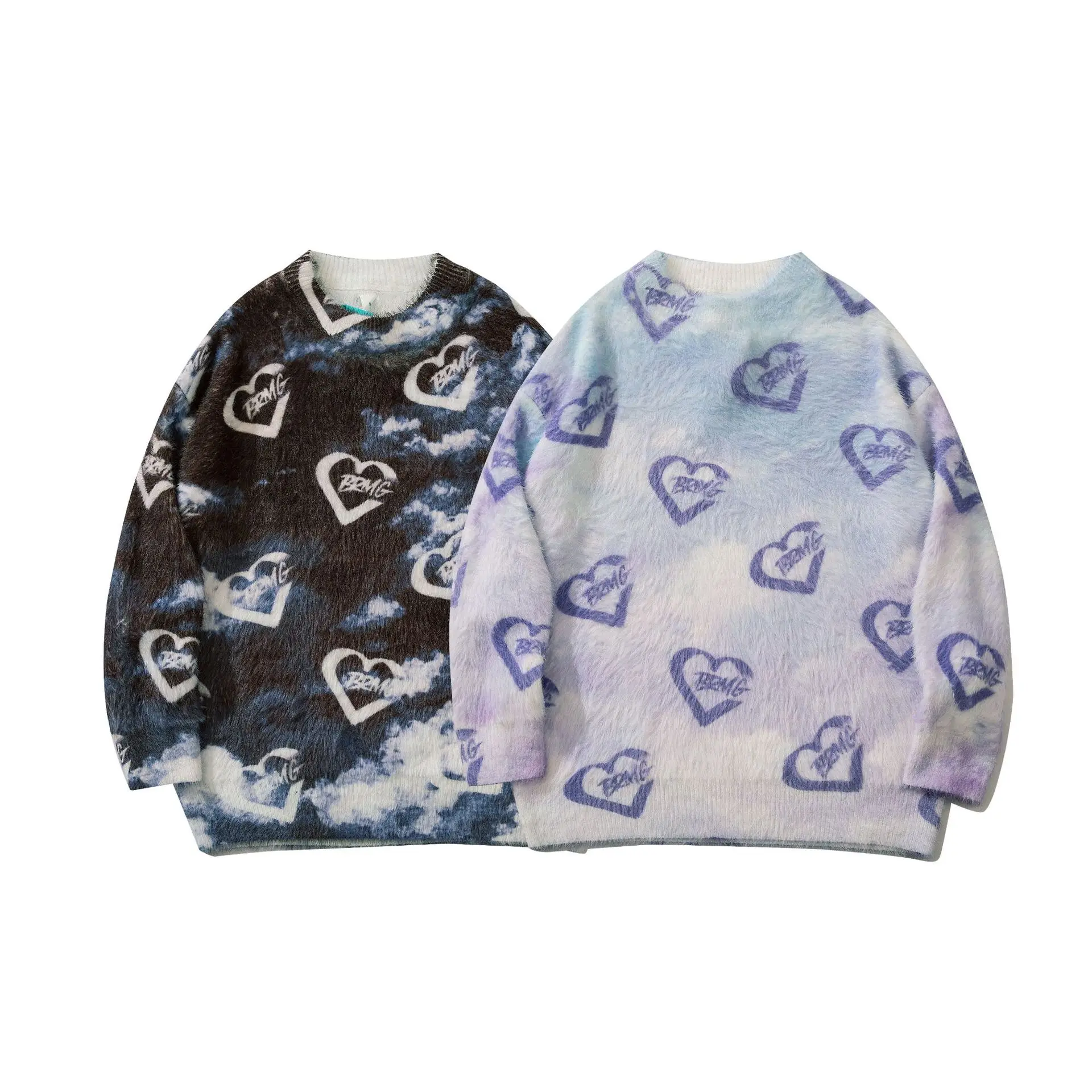 Couple Model Men's Sweater Love Heart Korean Clothes Wool and Mixes Vintage Harajuku Knit Pullovers Male Women's Knitted FASHION
Couple Model Men's Sweater Love Heart Korean Clothes Wool and Mixes Vintage Harajuku Knit Pullovers Male Women's Knitted FASHION