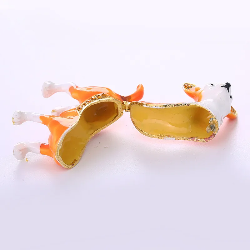 Cute Lovely Crystal Dog Trinket Box Enameled Dog Jewelry Box Dog Keepsake Box Pet Best Wedding Gift Wholesale
Cute Lovely Crystal Dog Trinket Box Enameled Dog Jewelry Box Dog Keepsake Box Pet Best Wedding Gift Wholesale