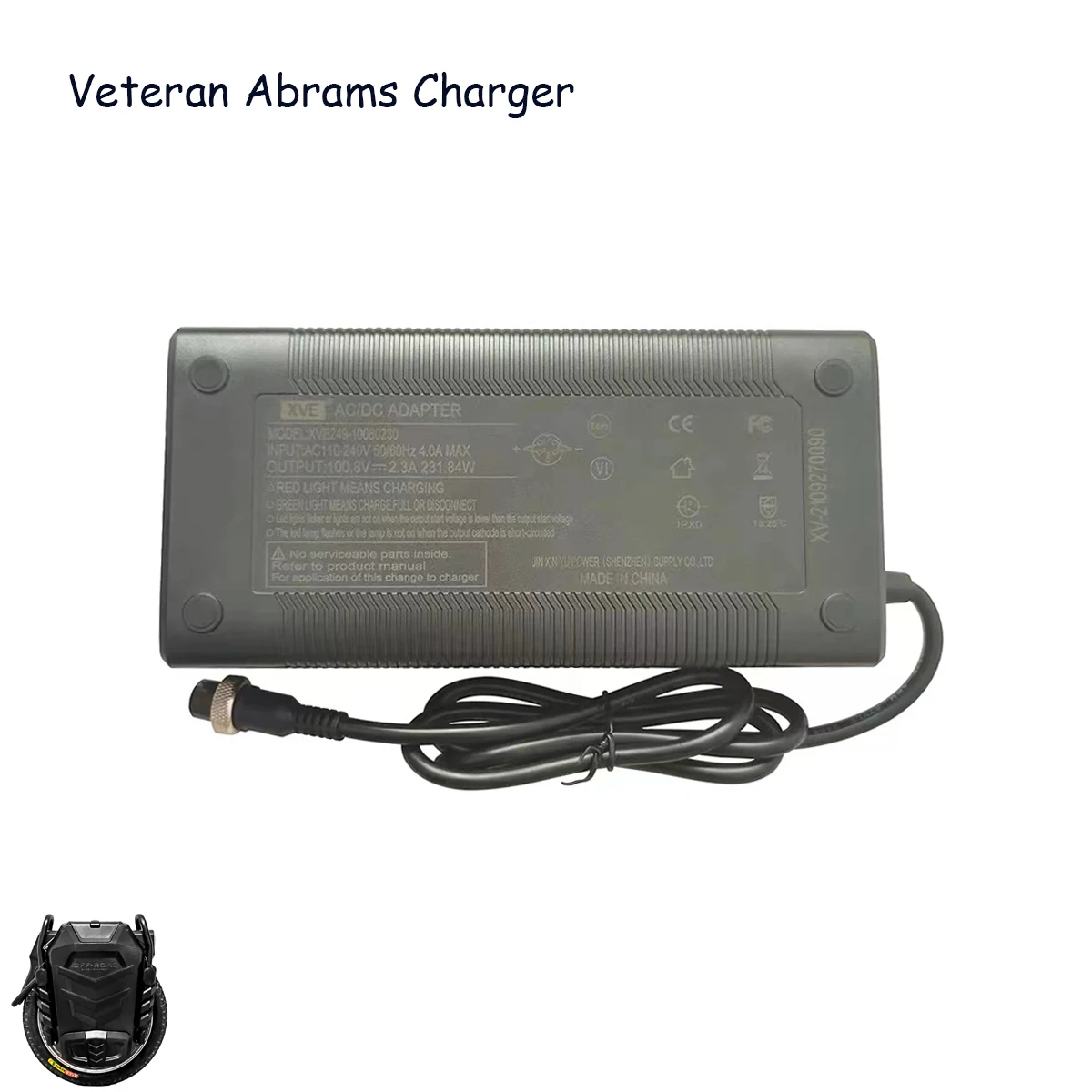 Leaperkim Veterans Abrams Accessoires Original Charger Fastest Self Balancing Electric Unicycle Parts
Leaperkim Veterans Abrams Accessoires Original Charger Fastest Self Balancing Electric Unicycle Parts
