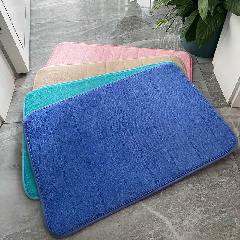 40*60cm Coral Fleece Bath Mat Home Non-slip Absorbent Memory Foam Floor Mat Bathroom Carpet Washable Kitchen Bathroom Mat Rug
40*60cm Coral Fleece Bath Mat Home Non-slip Absorbent Memory Foam Floor Mat Bathroom Carpet Washable Kitchen Bathroom Mat Rug