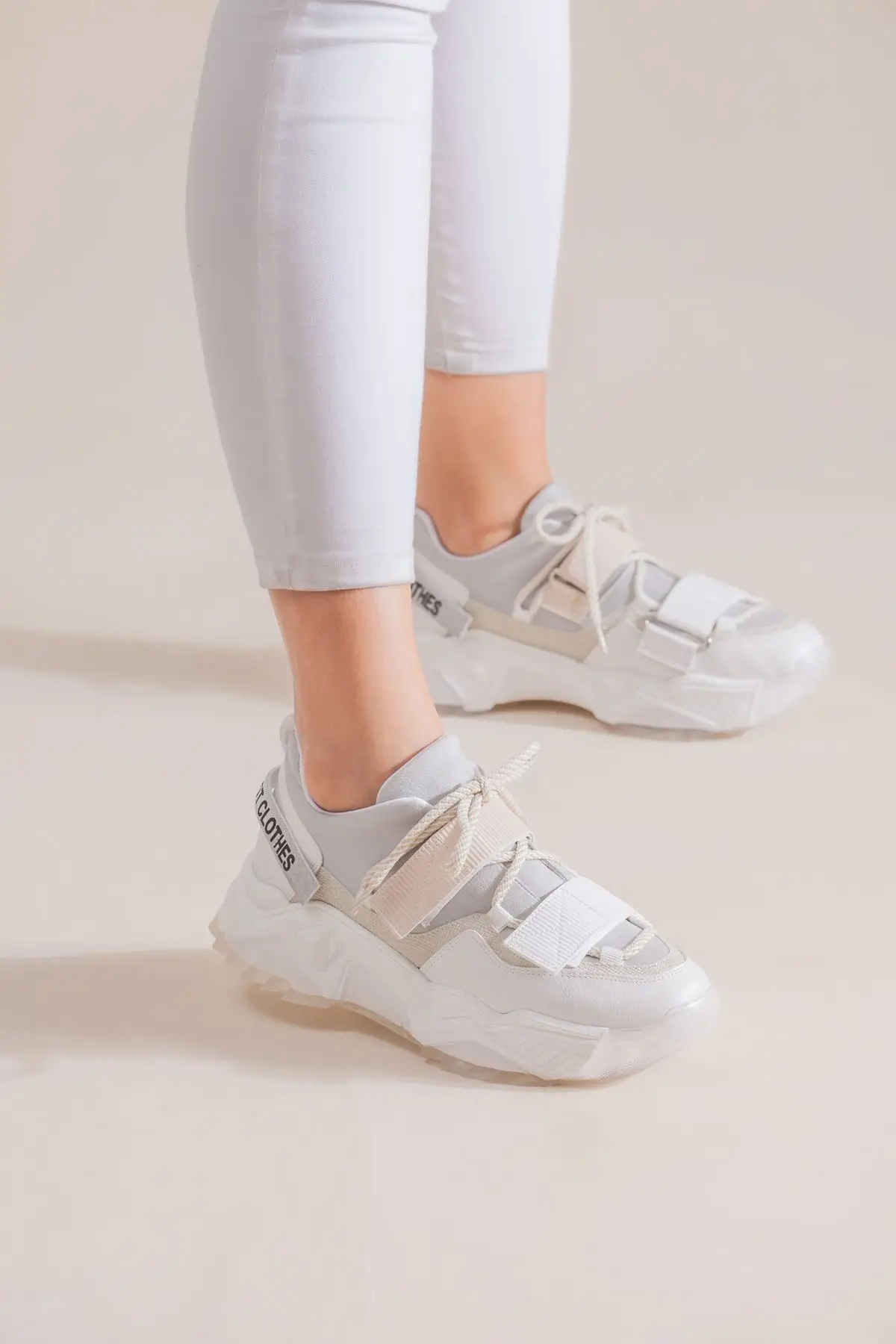 WOMEN BEIGE THICK SOLE SNEAKER new season sneaker stylish design women's fashion
WOMEN BEIGE THICK SOLE SNEAKER new season sneaker stylish design women's fashion