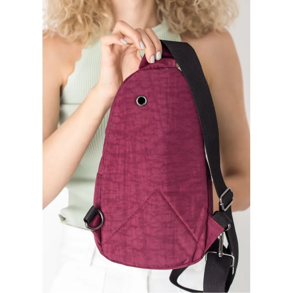 Burgundy Dark Red Color Fashion Women Lady 2 Compartments Quality Zipper Cloth Fabric Waist Crossbody Backpack and Shoulder Bag
Burgundy Dark Red Color Fashion Women Lady 2 Compartments Quality Zipper Cloth Fabric Waist Crossbody Backpack and Shoulder Bag