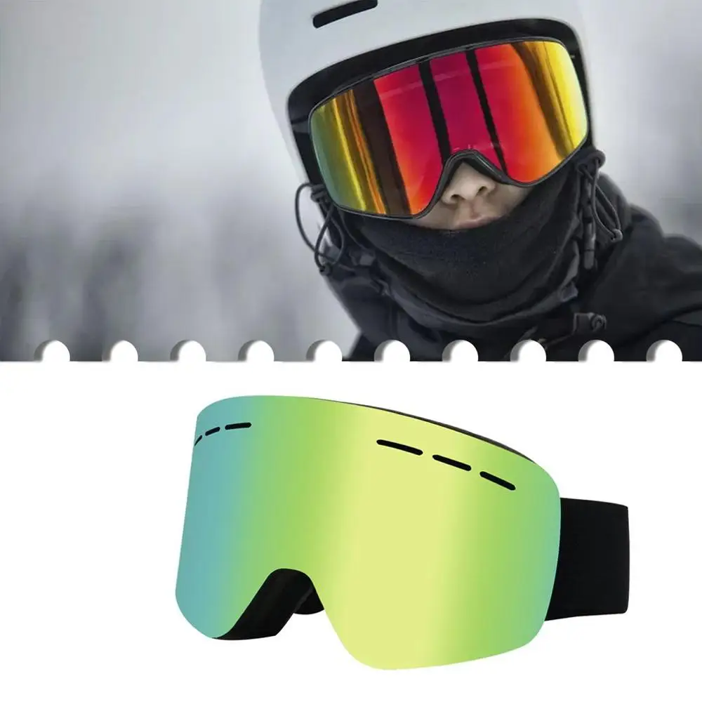 Large Cylindrical Ski Goggles Double-layer Anti-fog Snow Goggles Outdoor Mountaineering Windproof Glasses Clear Double Dropship 
Large Cylindrical Ski Goggles Double-layer Anti-fog Snow Goggles Outdoor Mountaineering Windproof Glasses Clear Double Dropship
