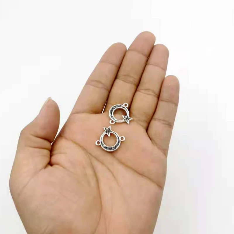 Tasbih double-hole star moon connections jewelry accessories misbaha DIY tassel accessories Pendant part
Tasbih double-hole star moon connections jewelry accessories misbaha DIY tassel accessories Pendant part