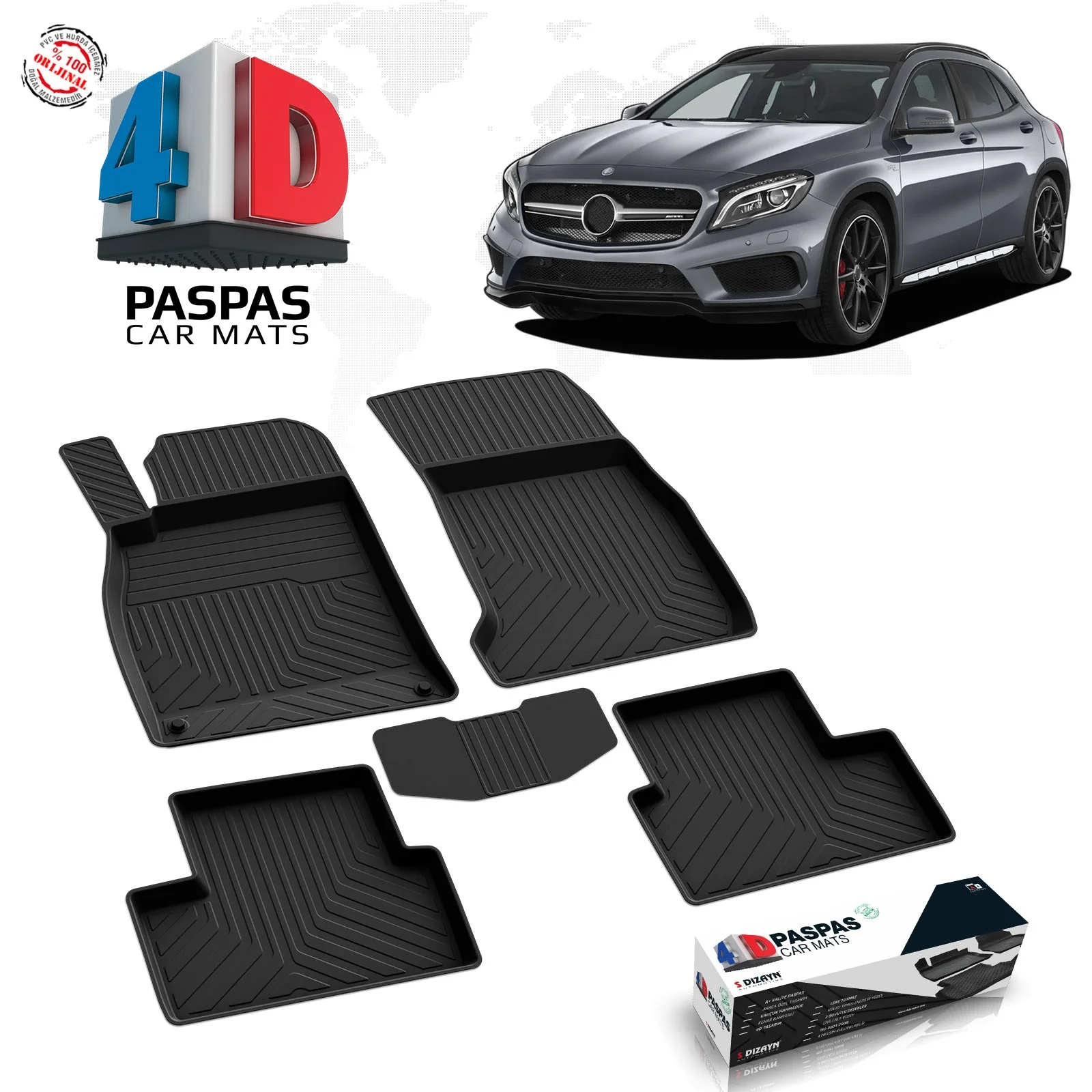 Для MERCEDES GLA серии X156 брендовый автомобильный резиновый коврик 5 шт. специальная продукция 2013 2014 2015 2016 2017 2018 2019 2020 модель
Для MERCEDES GLA серии X156 брендовый автомобильный резиновый коврик 5 шт. специальная продукция 2013 2014 2015 2016 2017 2018 2019 2020 модель