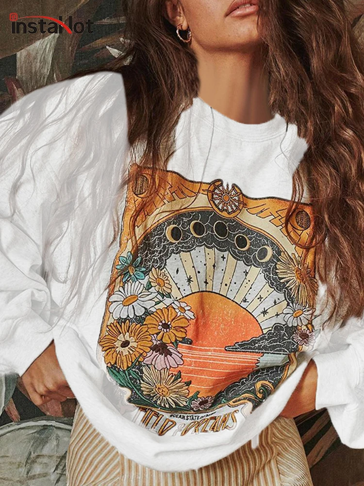 InstaHot/Повседневный пуловер с принтом, свитер, осенняя одежда для женщин, длинный рукав, большой размер, свободный хлопок, модные корейские женские топы 2021
InstaHot/Повседневный пуловер с принтом, свитер, осенняя одежда для женщин, длинный рукав, большой размер, свободный хлопок, модные корейские женские топы 2021