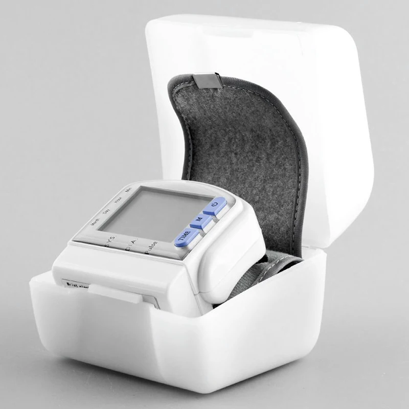 

Медицинский цифровой ЖК автоматический Монитор артериального давления на запястье тонометр на запястье Сфигмоманометр на запястье танион...