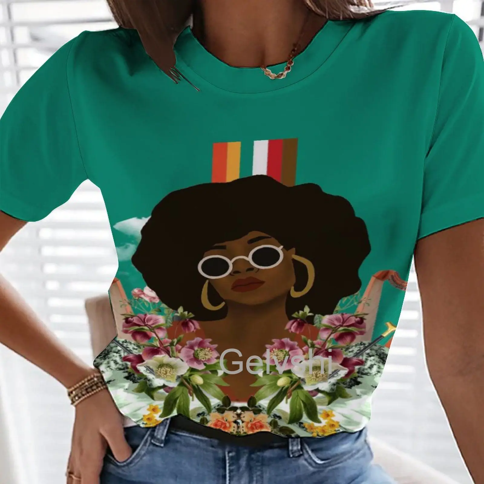 Летние футболки с Африканским аватаром человека, футболка с 3d принтом, женские блузки с коротким рукавом, милые топы с круглым вырезом y2k, ви... 
Летние футболки с Африканским аватаром человека, футболка с 3d принтом, женские блузки с коротким рукавом, милые топы с круглым вырезом y2k, ви...