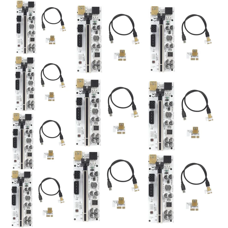 1/5/10 шт. Райзер VER010 USB 3.0 PCI-E Райзер Экспресс-кабель Райзер для видеокарты X16 Райзер PCI-E Райзер-карта для майнинга
1/5/10 шт. Райзер VER010 USB 3.0 PCI-E Райзер Экспресс-кабель Райзер для видеокарты X16 Райзер PCI-E Райзер-карта для майнинга