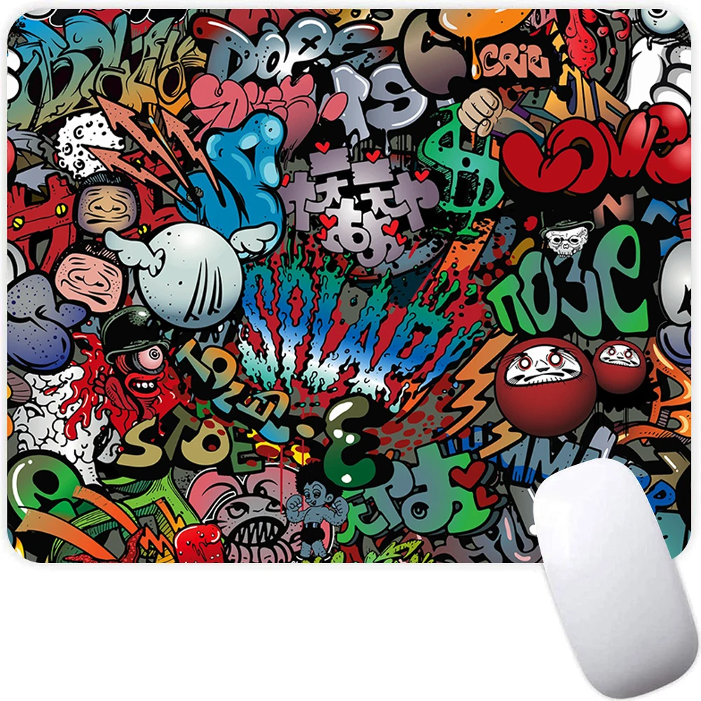 Graffiti Small Gaming Mouse Pad Computer Mousepad PC Gamer Mouse Mat Silicone Laptop Mausepad Mouse Carpet Keyboard Mat Desk Pad
Graffiti Small Gaming Mouse Pad Computer Mousepad PC Gamer Mouse Mat Silicone Laptop Mausepad Mouse Carpet Keyboard Mat Desk Pad