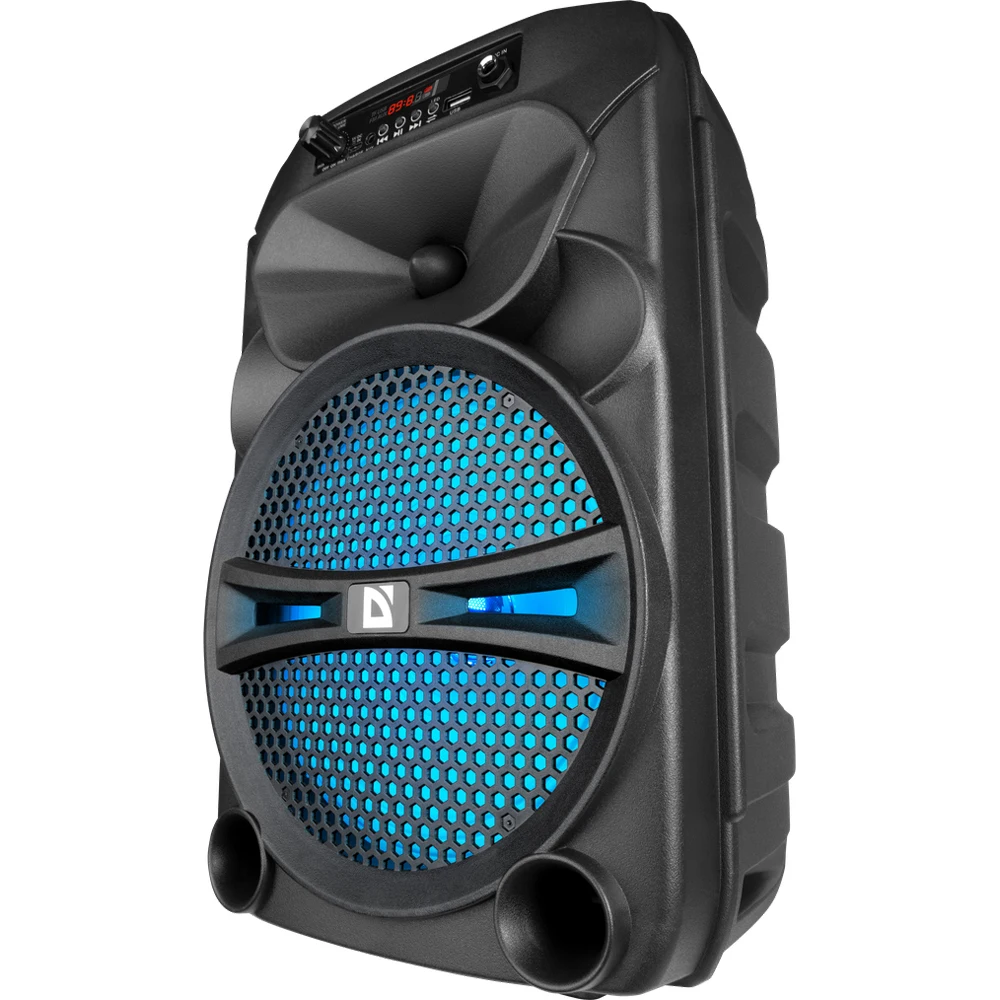 Портативная акустика DEFENDER G110 12Вт Light/BT/FM/USB/LED/AUX | Электроника