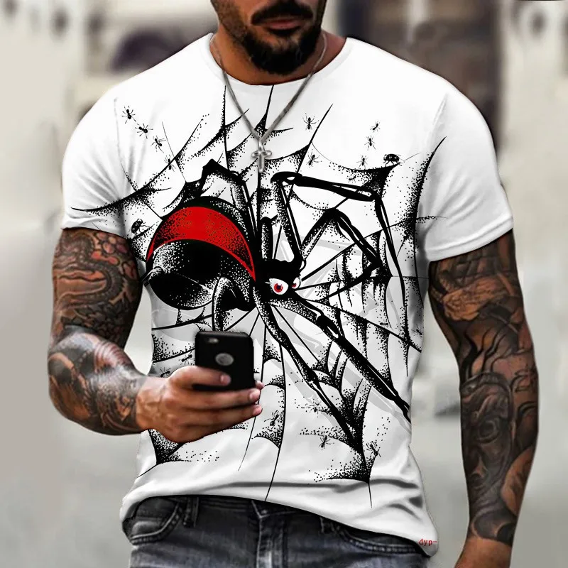 Black Spider 3D casual men's Adult T-shirt Printed men's summer T-shirt Fashion street plus size adult shirt
Black Spider 3D casual men's Adult T-shirt Printed men's summer T-shirt Fashion street plus size adult shirt