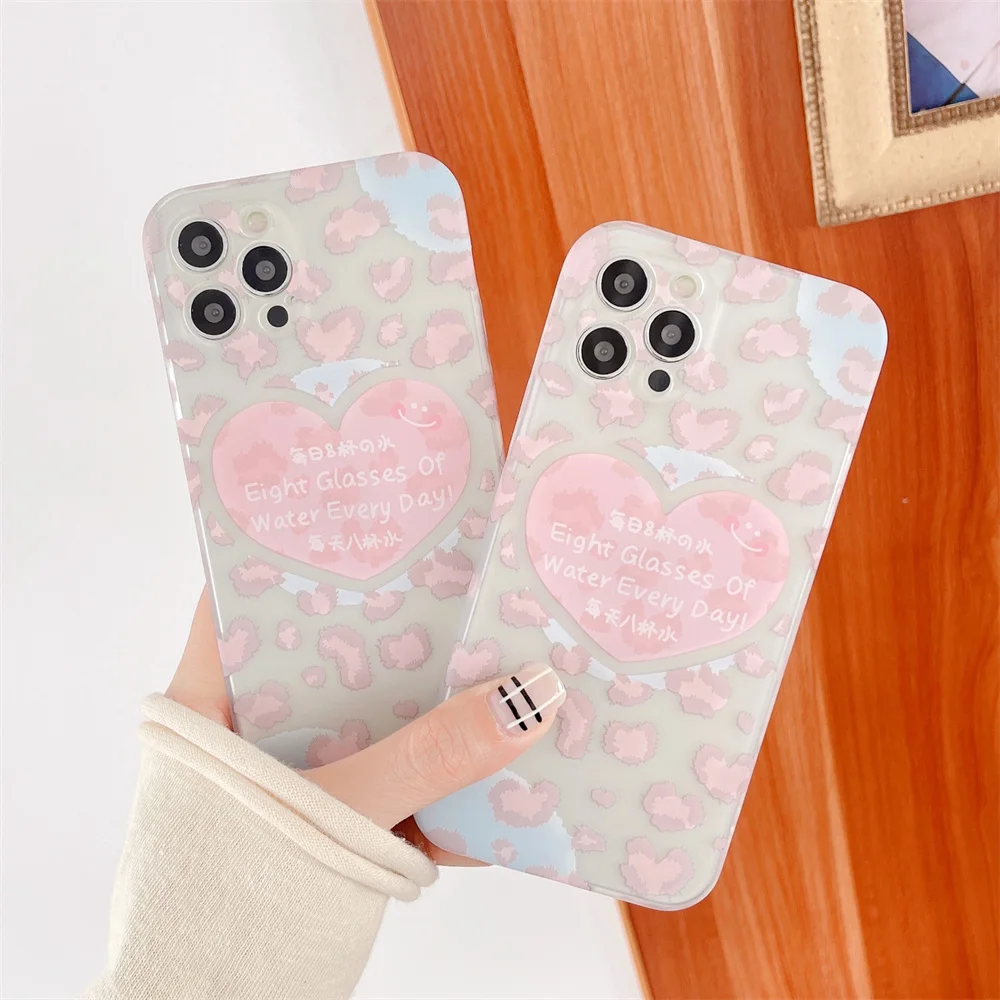 Cute Leopard Phone Case For iPhone 13 12 11 7 8 Plus X XR 11Pro XS Max Cartoon Pink Love Heart Soft TPU For iPhone 12 Cover
Cute Leopard Phone Case For iPhone 13 12 11 7 8 Plus X XR 11Pro XS Max Cartoon Pink Love Heart Soft TPU For iPhone 12 Cover