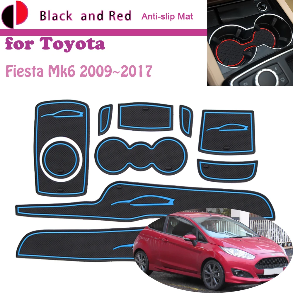 Rubber Door Groove Mat for Ford Fiesta Mk6 ST 2009~2017 2010 2011 Cup Cushion Gate Slot Coaster Inner Dust-proof Sticke Pad Auto
Rubber Door Groove Mat for Ford Fiesta Mk6 ST 2009~2017 2010 2011 Cup Cushion Gate Slot Coaster Inner Dust-proof Sticke Pad Auto